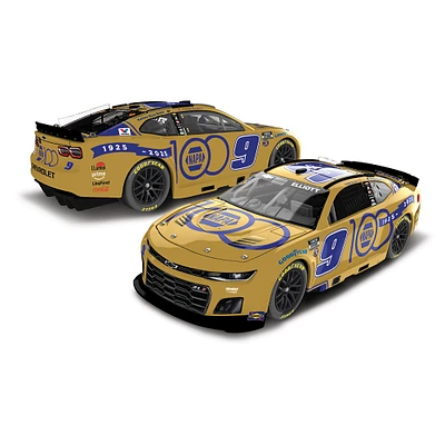Action Racing Chase Elliott 2025 #9 NAPA 100th Anniversary 1:24 Color Chrome Die-Cast Chevrolet Camaro ZL1