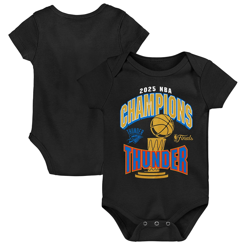 Infant Black Oklahoma City Thunder 2025 NBA Finals Champions Bodysuit