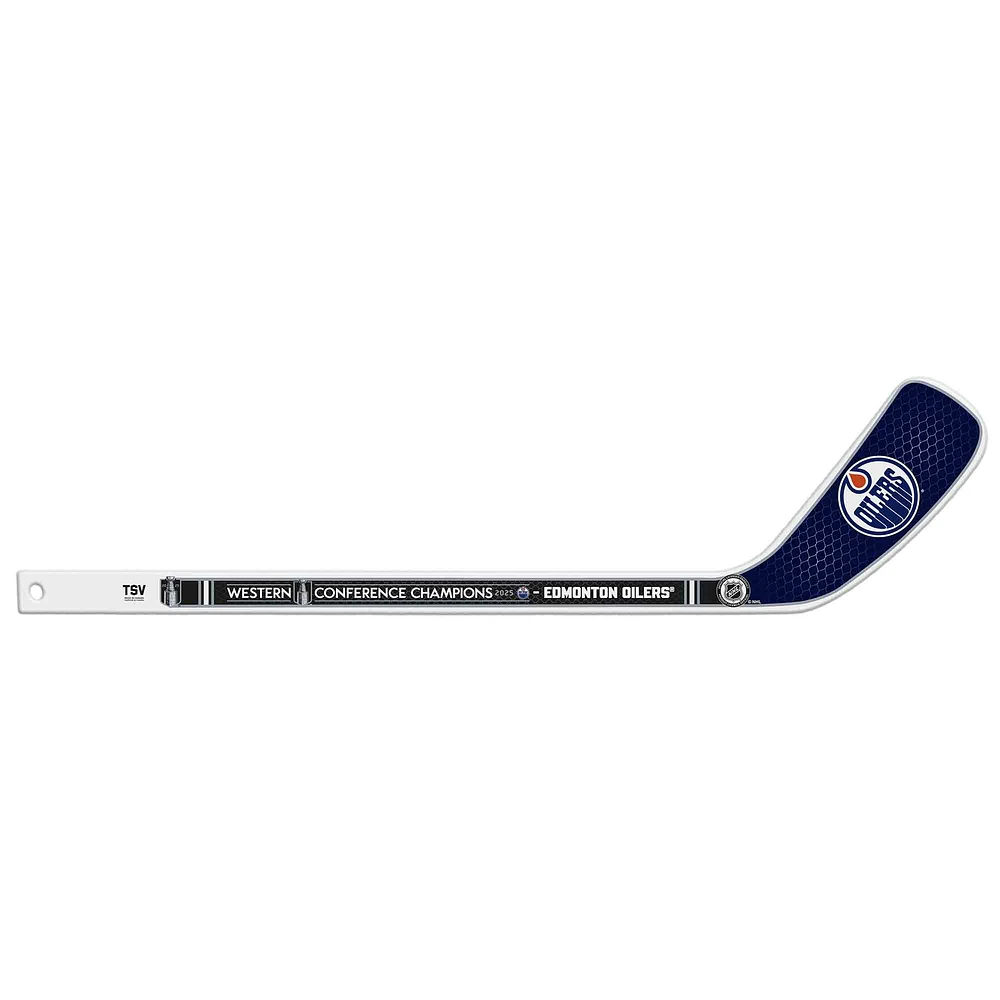 Edmonton Oilers 2025 Western Conference Champions Mini Wood Stick