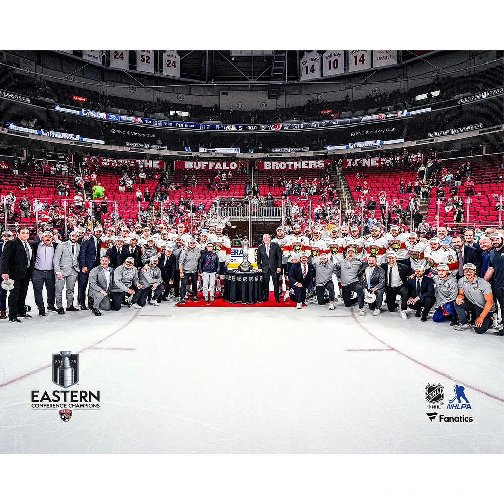 Florida Panthers Unsigned 2025 Eastern Conference Champions Photograph