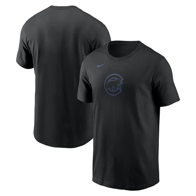 Men's Nike Black Chicago Cubs Color Pop T-Shirt