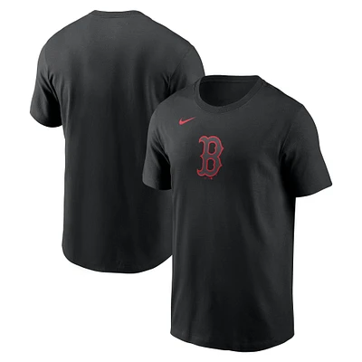 Men's Nike Black Boston Red Sox Lights Out Color Pop T-Shirt