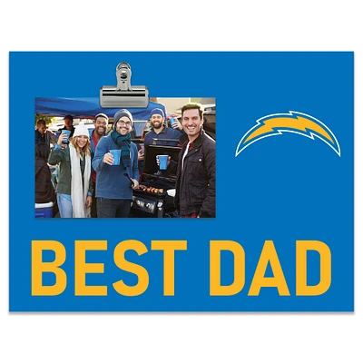 Los Angeles Chargers 8" x 10.5" Briteline Best Dad Clip Frame