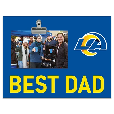 Los Angeles Rams 8" x 10.5" Briteline Best Dad Clip Frame