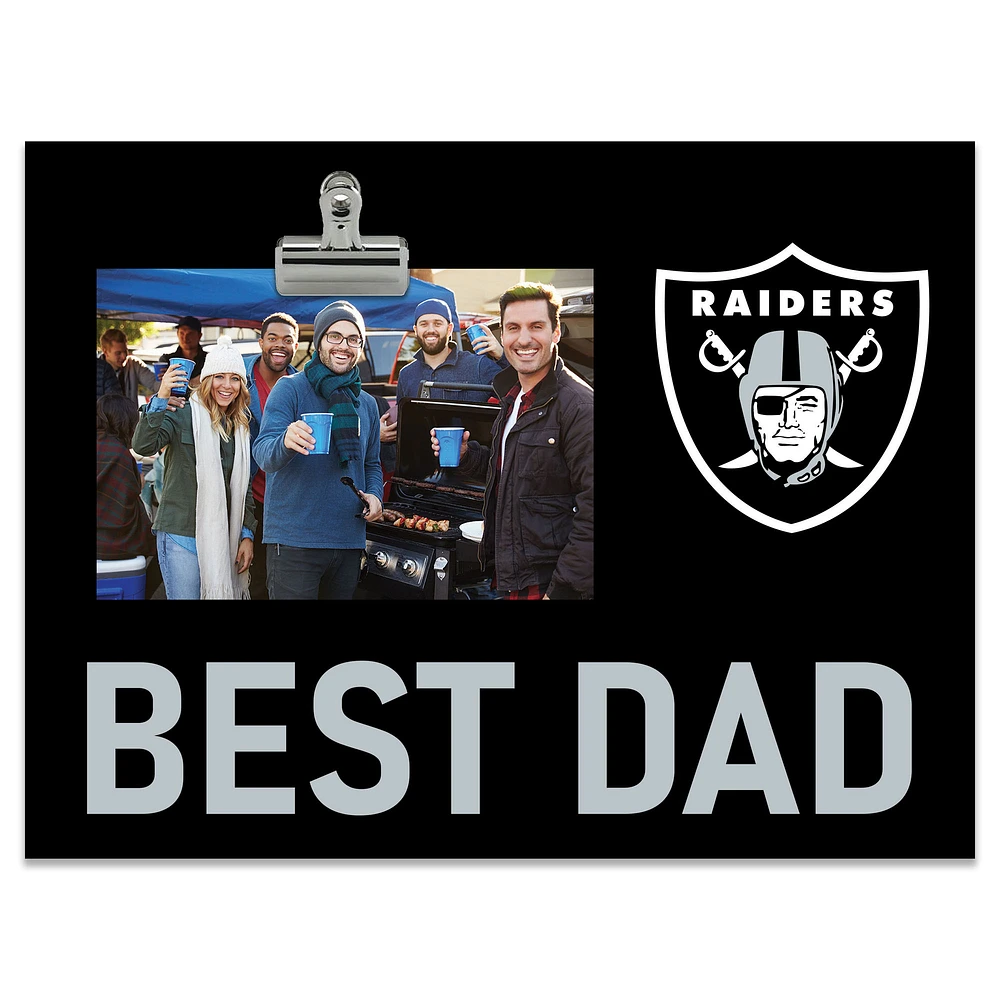 Las Vegas Raiders 8" x 10.5" Briteline Best Dad Clip Frame
