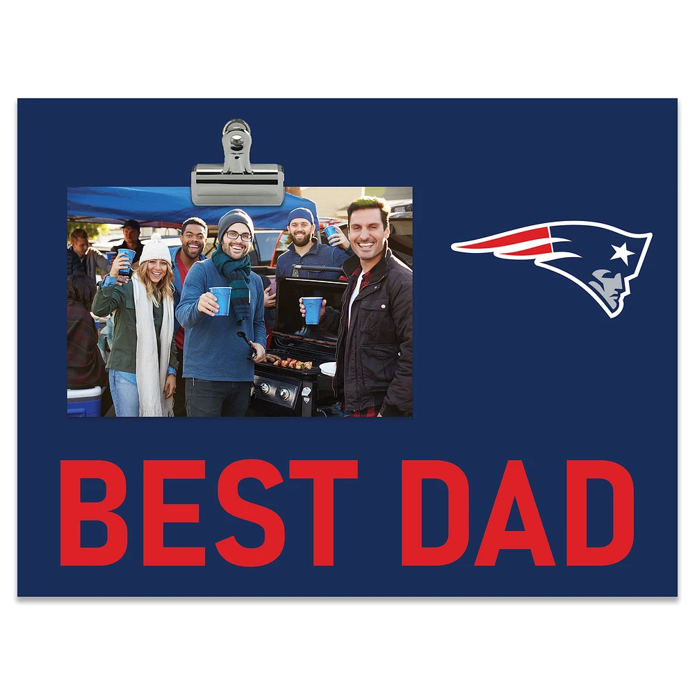 New England Patriots 8" x 10.5" Briteline Best Dad Clip Frame