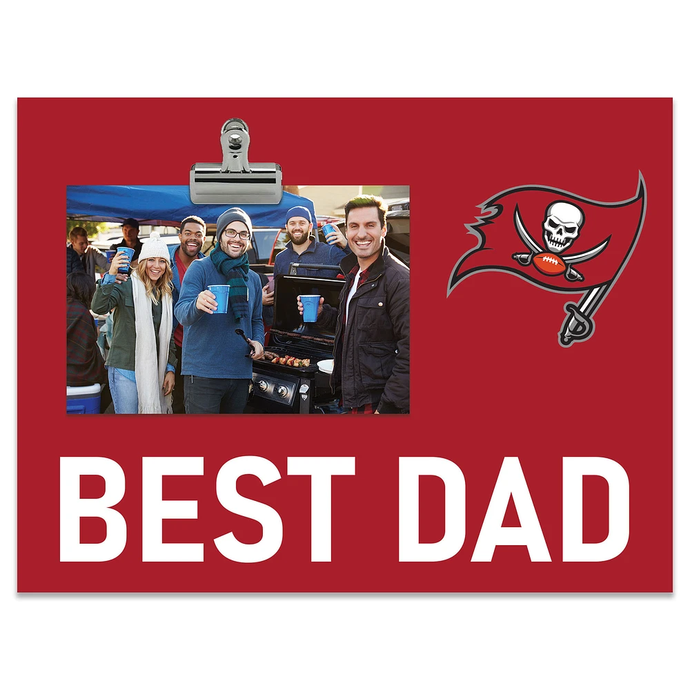 Tampa Bay Buccaneers 8" x 10.5" Briteline Best Dad Clip Frame