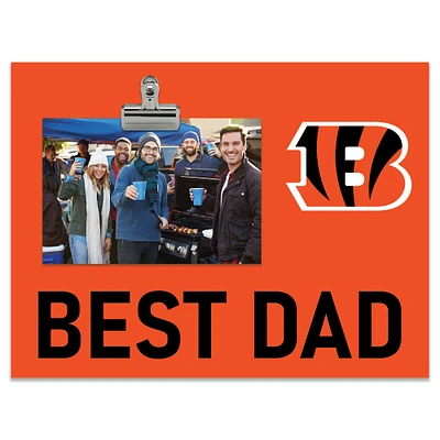 Cincinnati Bengals 8" x 10.5" Briteline Best Dad Clip Frame