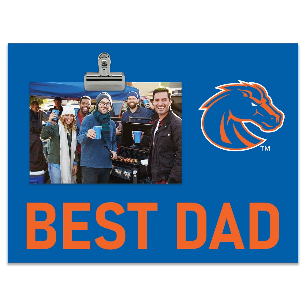 Boise State Broncos 8" x 10.5" Briteline Best Dad Clip Frame