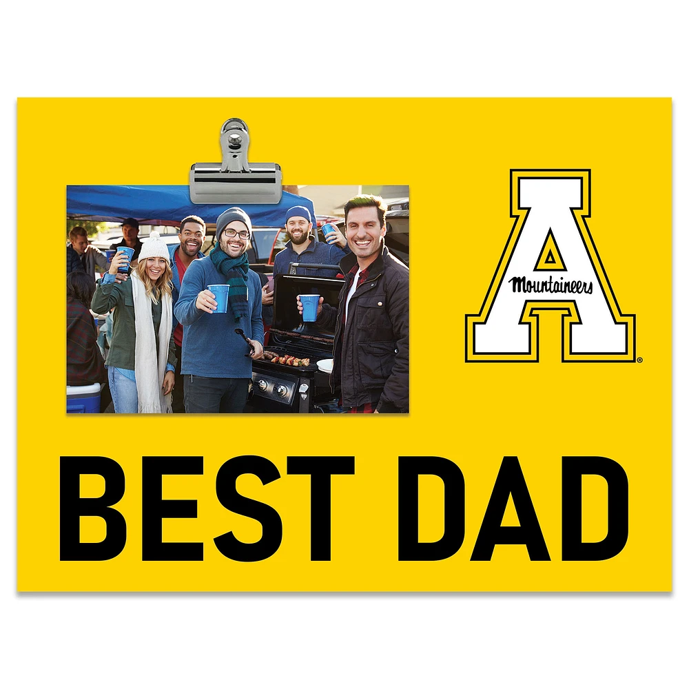 Appalachian State Mountaineers 8" x 10.5" Briteline Best Dad Clip Frame