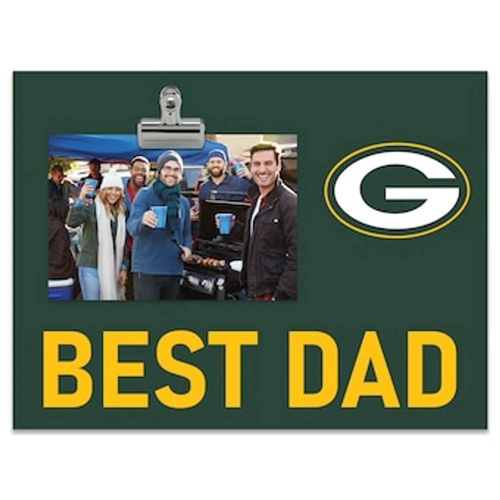 Green Bay Packers 8" x 10.5" Briteline Best Dad Clip Frame