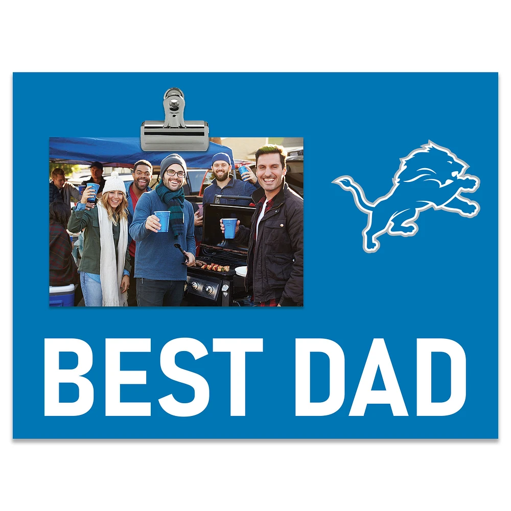 Detroit Lions 8" x 10.5" Briteline Best Dad Clip Frame