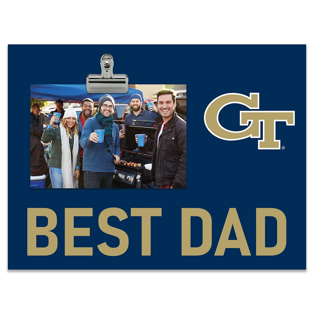 Georgia Tech Yellow Jackets 8" x 10.5" Briteline Best Dad Clip Frame