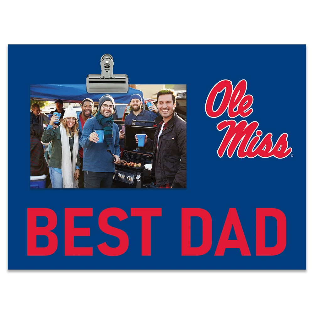 Ole Miss Rebels 8" x 10.5" Briteline Best Dad Clip Frame