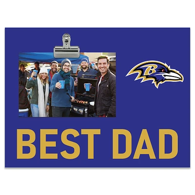 Baltimore Ravens 8" x 10.5" Briteline Best Dad Clip Frame