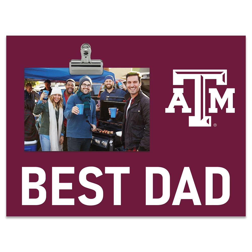 Texas A&M Aggies 8" x 10.5" Briteline Best Dad Clip Frame