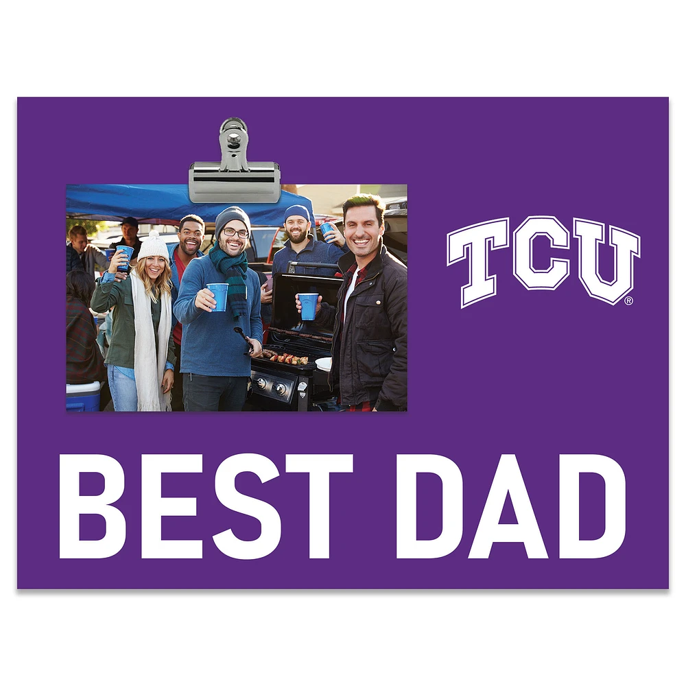 TCU Horned Frogs 8" x 10.5" Briteline Best Dad Clip Frame