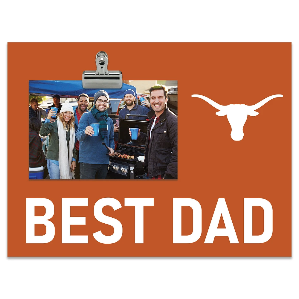 Texas Longhorns 8" x 10.5" Briteline Best Dad Clip Frame