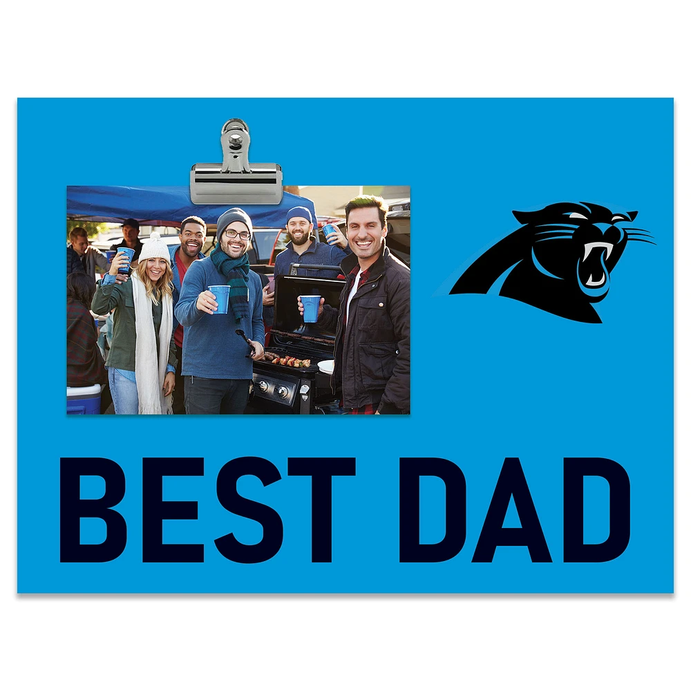 Carolina Panthers 8" x 10.5" Briteline Best Dad Clip Frame