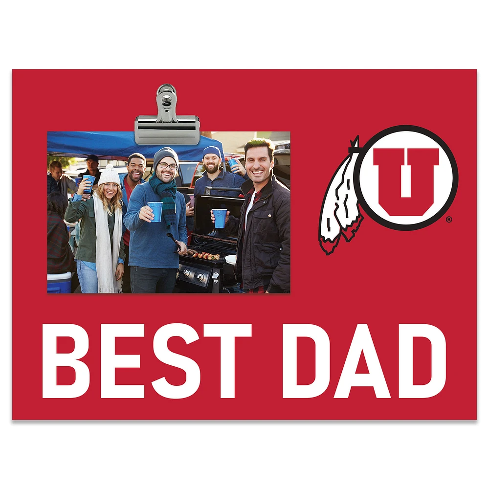 Utah Utes 8" x 10.5" Briteline Best Dad Clip Frame