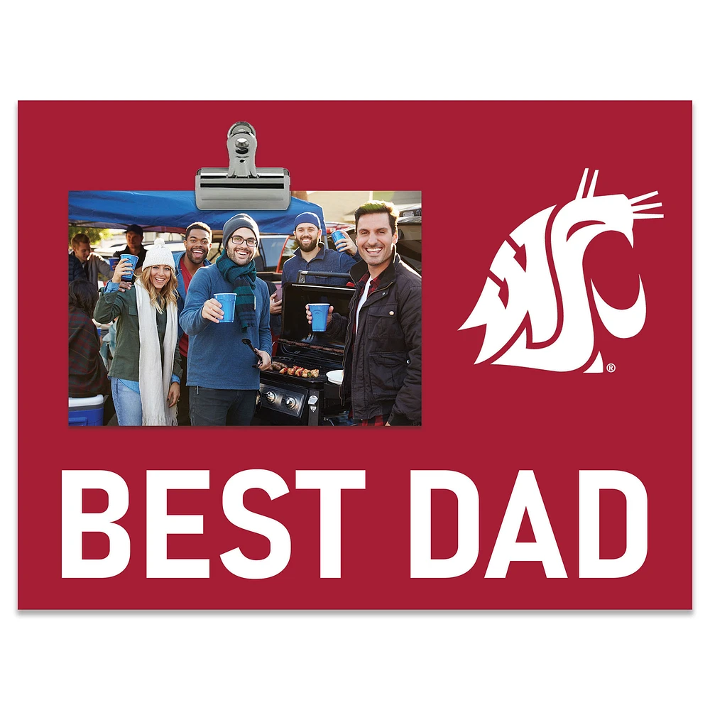 Washington State Cougars 8" x 10.5" Briteline Best Dad Clip Frame