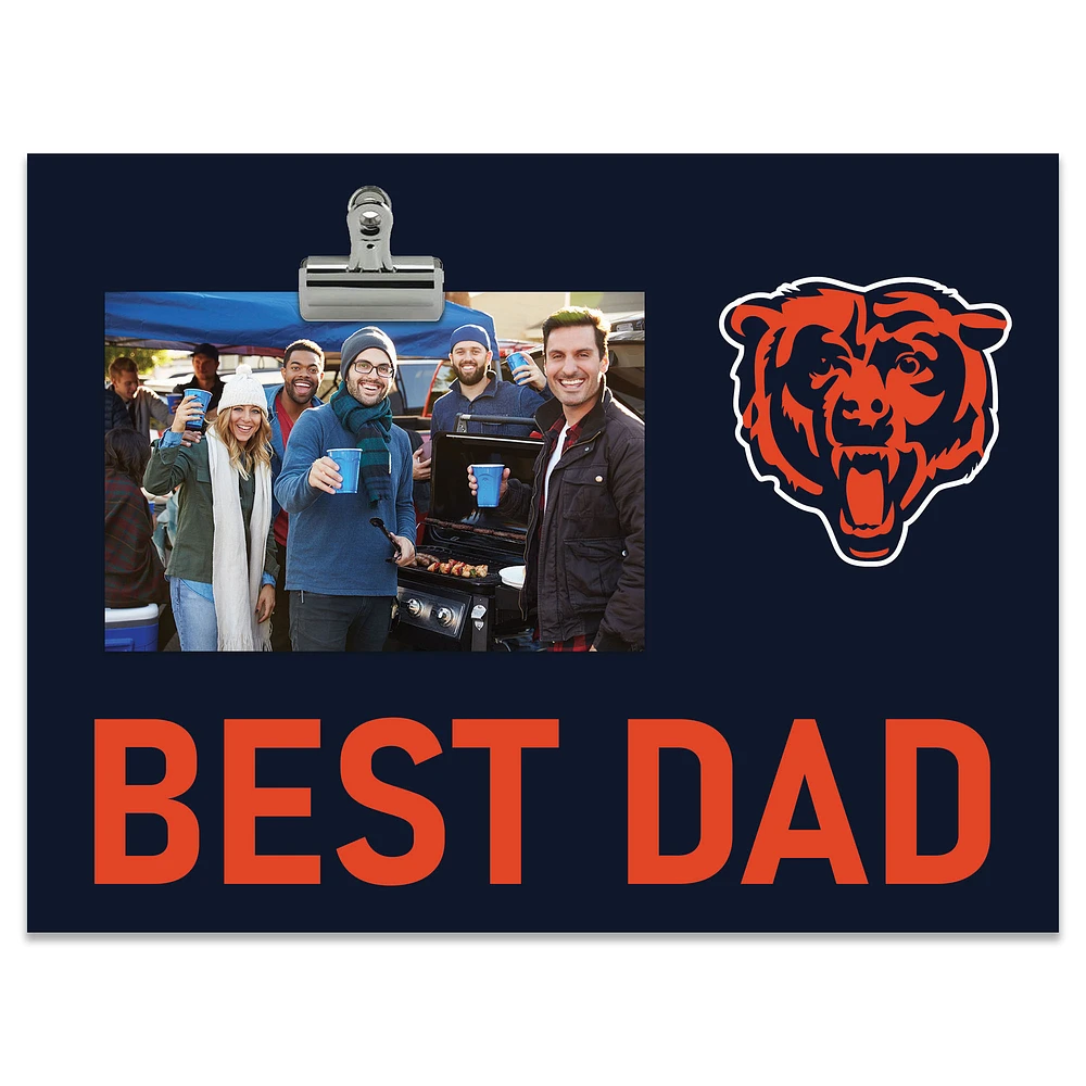 Chicago Bears 8" x 10.5" Briteline Best Dad Clip Frame