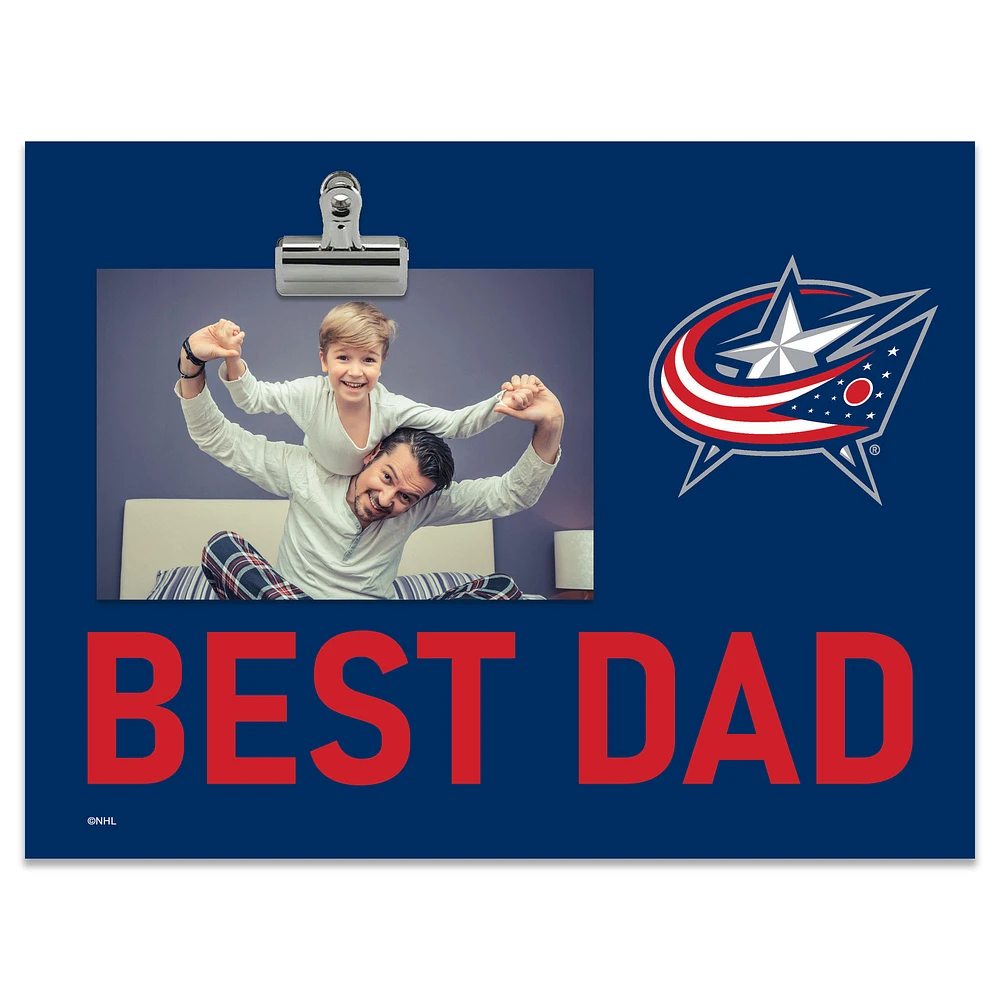 Columbus Blue Jackets 8" x 10.5" Briteline Best Dad Clip Frame