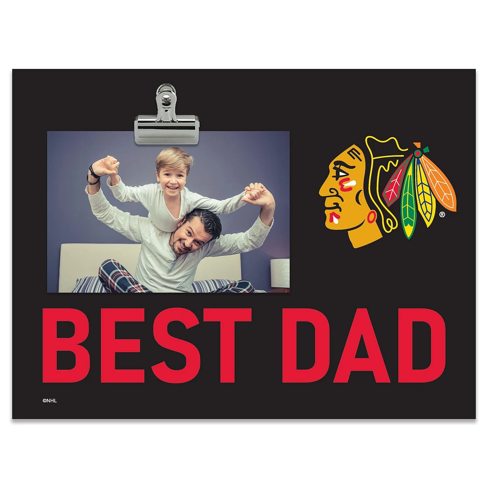 Chicago Blackhawks 8" x 10.5" Briteline Best Dad Clip Frame