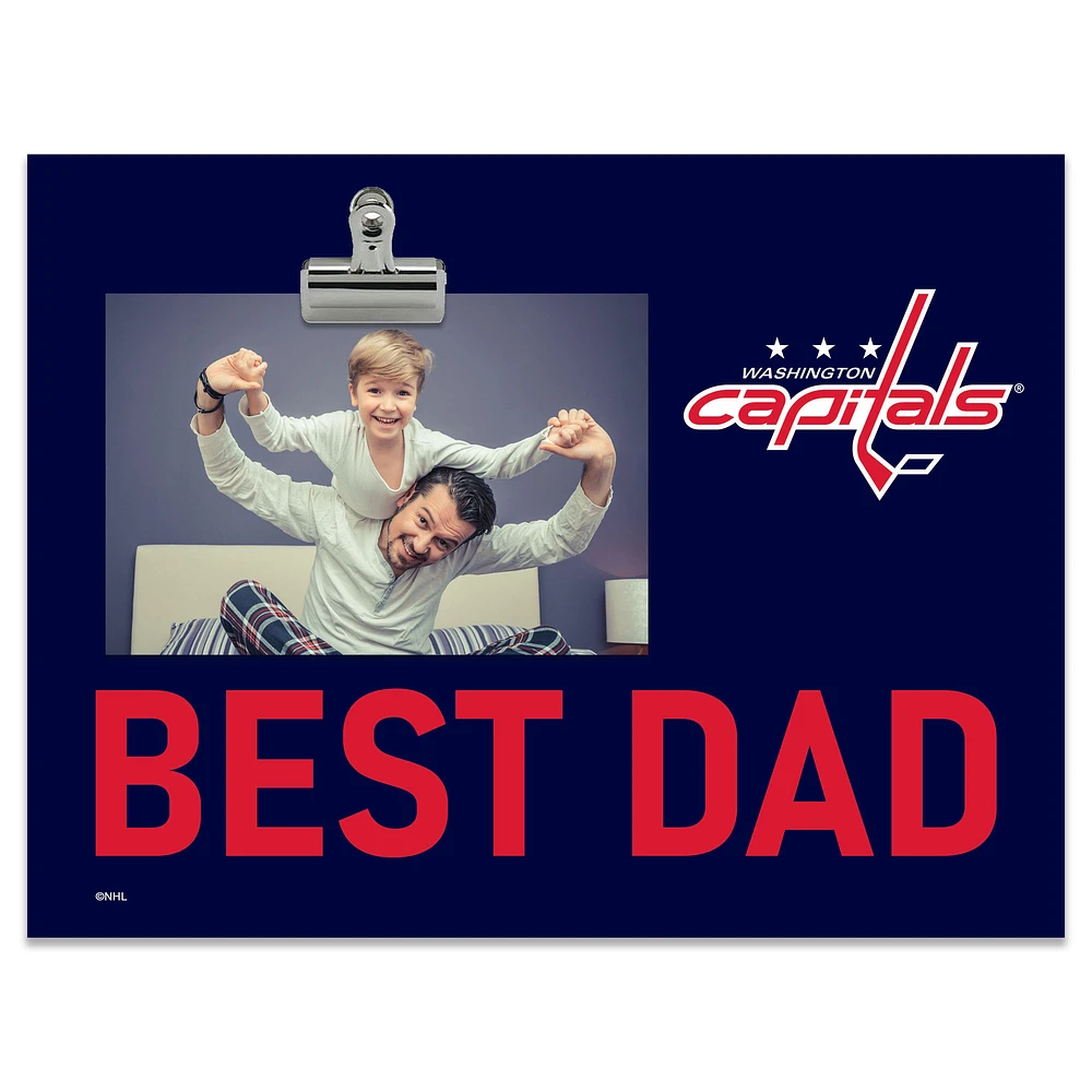 Washington Capitals 8" x 10.5" Briteline Best Dad Clip Frame