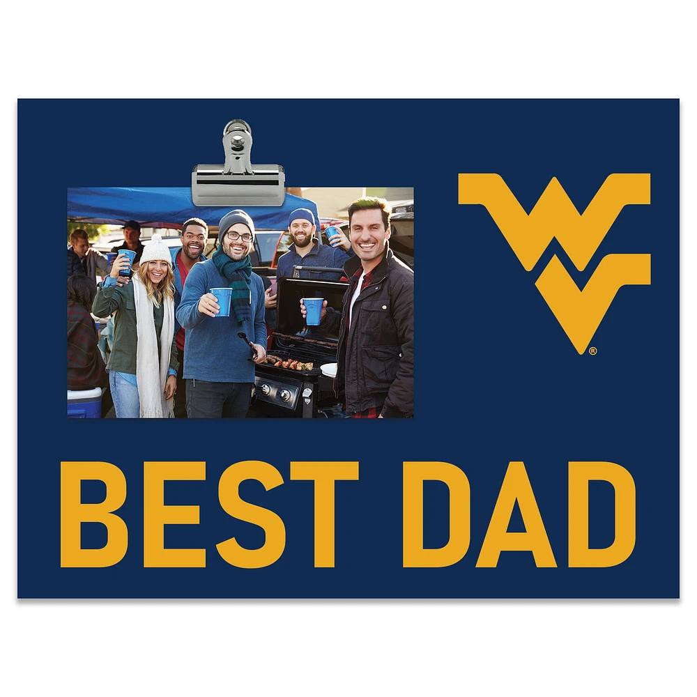West Virginia Mountaineers 8" x 10.5" Briteline Best Dad Clip Frame