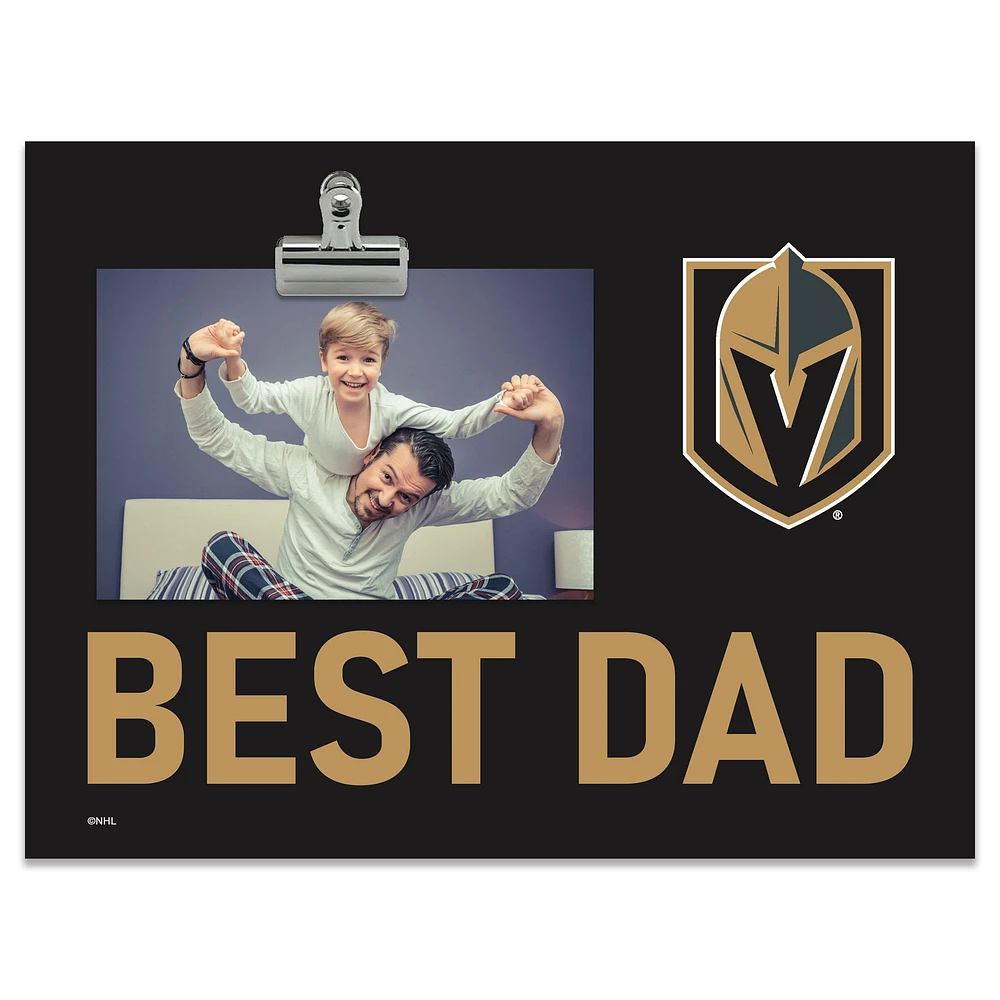 Vegas Golden Knights 8" x 10.5" Briteline Best Dad Clip Frame