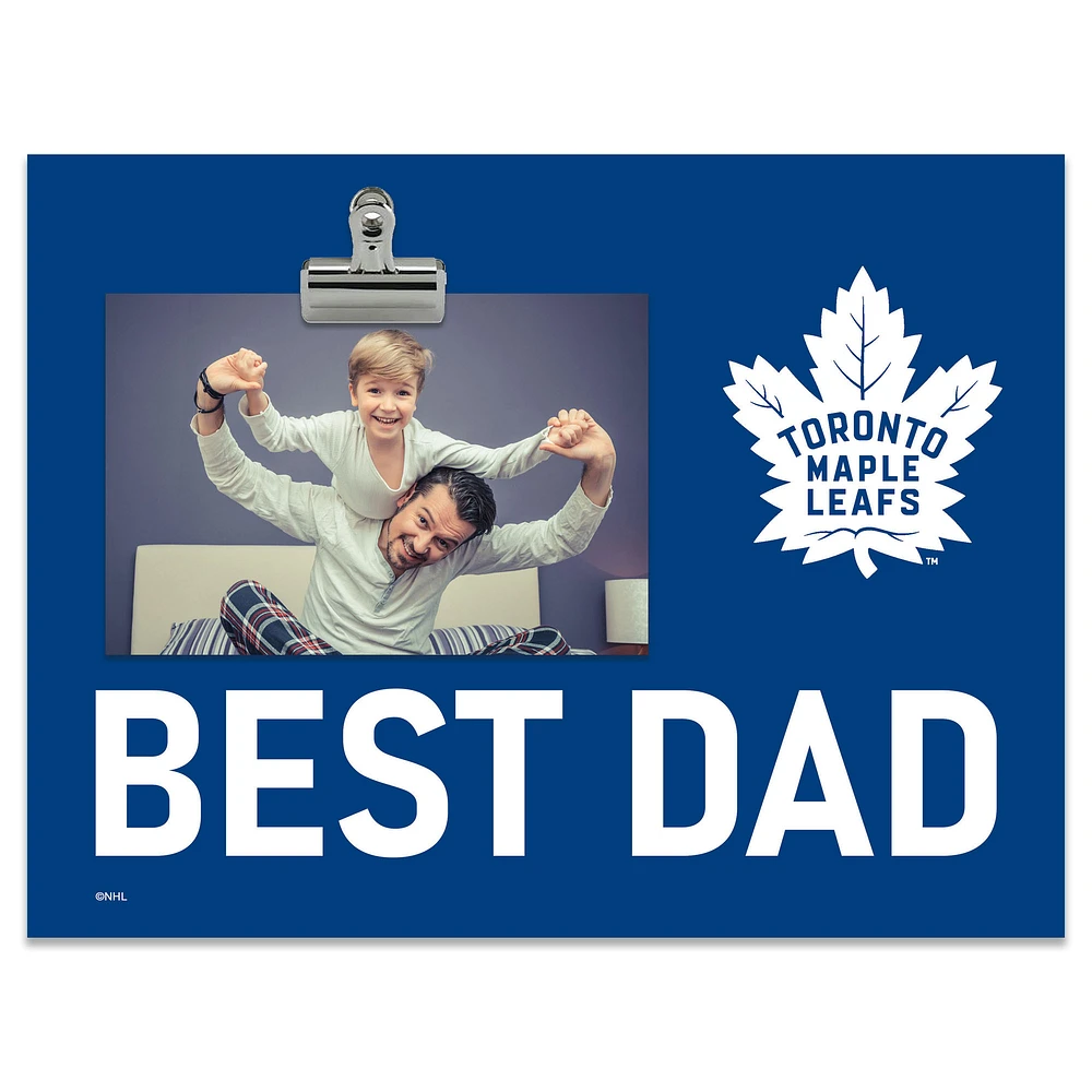 Toronto Maple Leafs 8" x 10.5" Briteline Best Dad Clip Frame