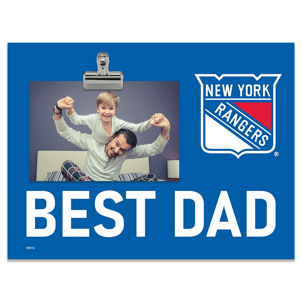 New York Rangers 8" x 10.5" Briteline Best Dad Clip Frame