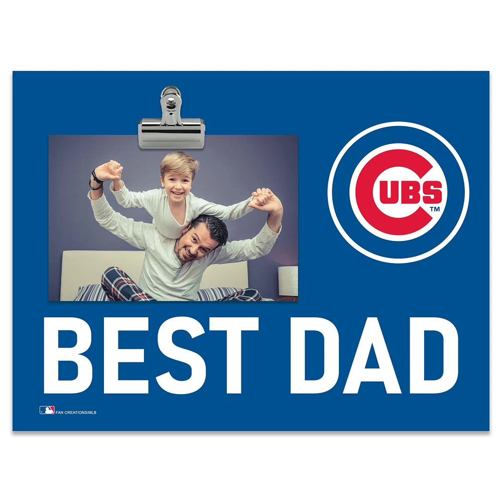 Chicago Cubs 8" x 10.5" Briteline Best Dad Clip Frame