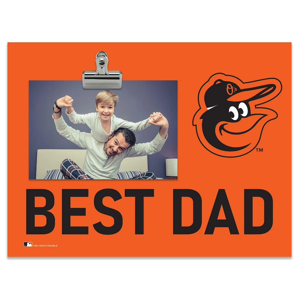 Baltimore Orioles 8" x 10.5" Briteline Best Dad Clip Frame