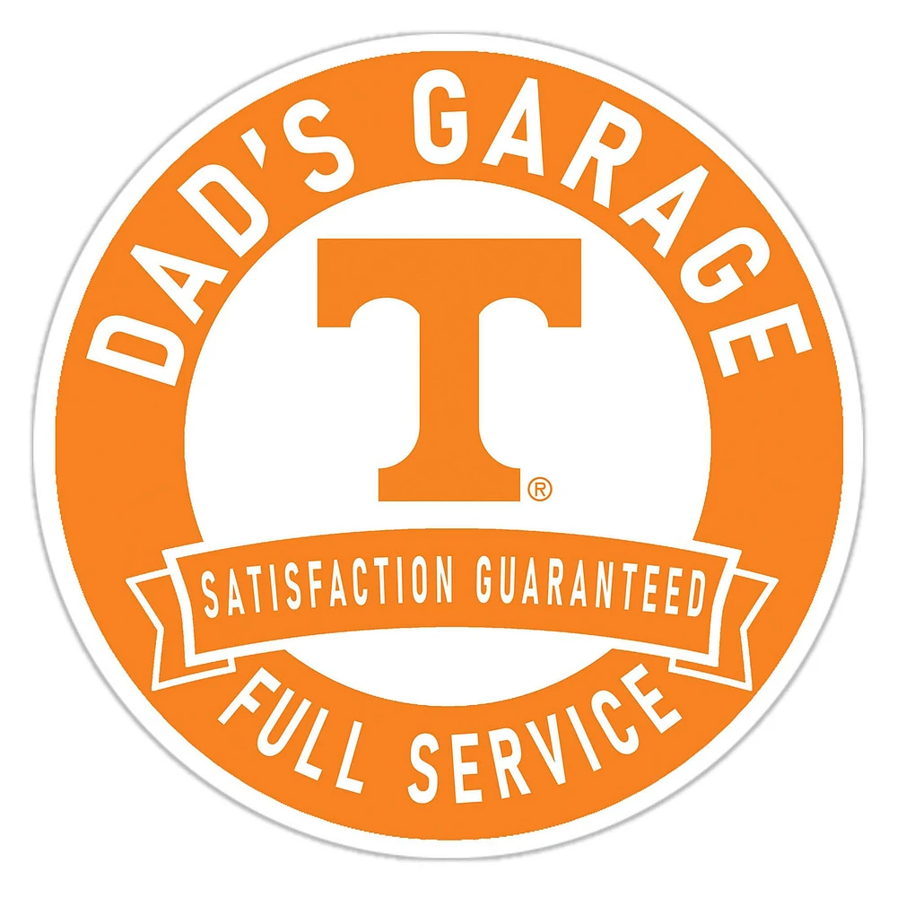Tennessee Volunteers 16" Dad's Garage Wood Sign