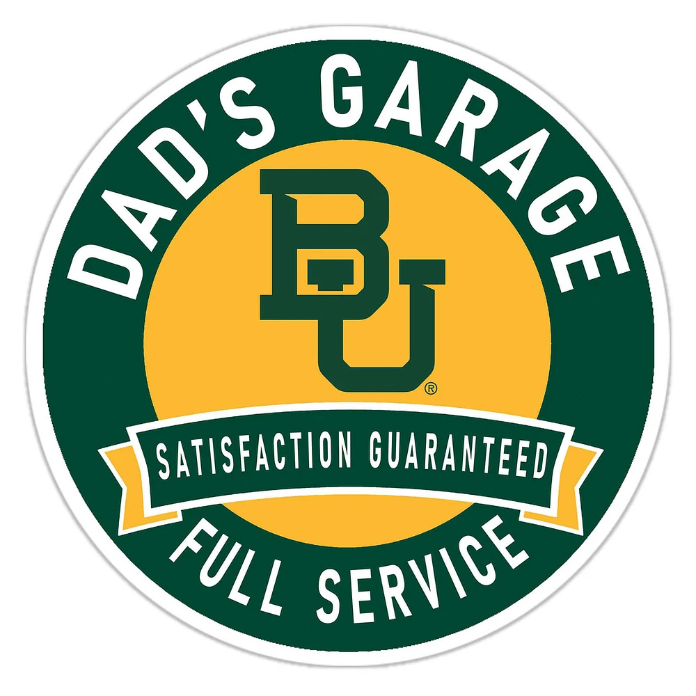Baylor Bears 16" Dad's Garage Wood Sign