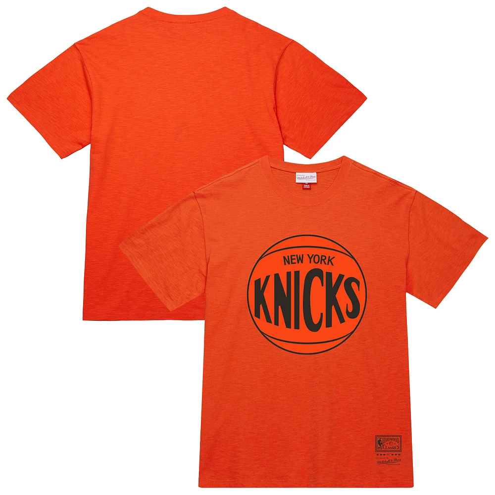 Unisex Mitchell & Ness New York Knicks Hardwood Classics MVP Logo T-Shirt