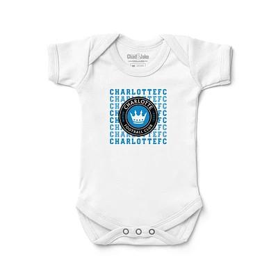 Newborn & Infant Chad Jake White Charlotte FC Retro Bodysuit