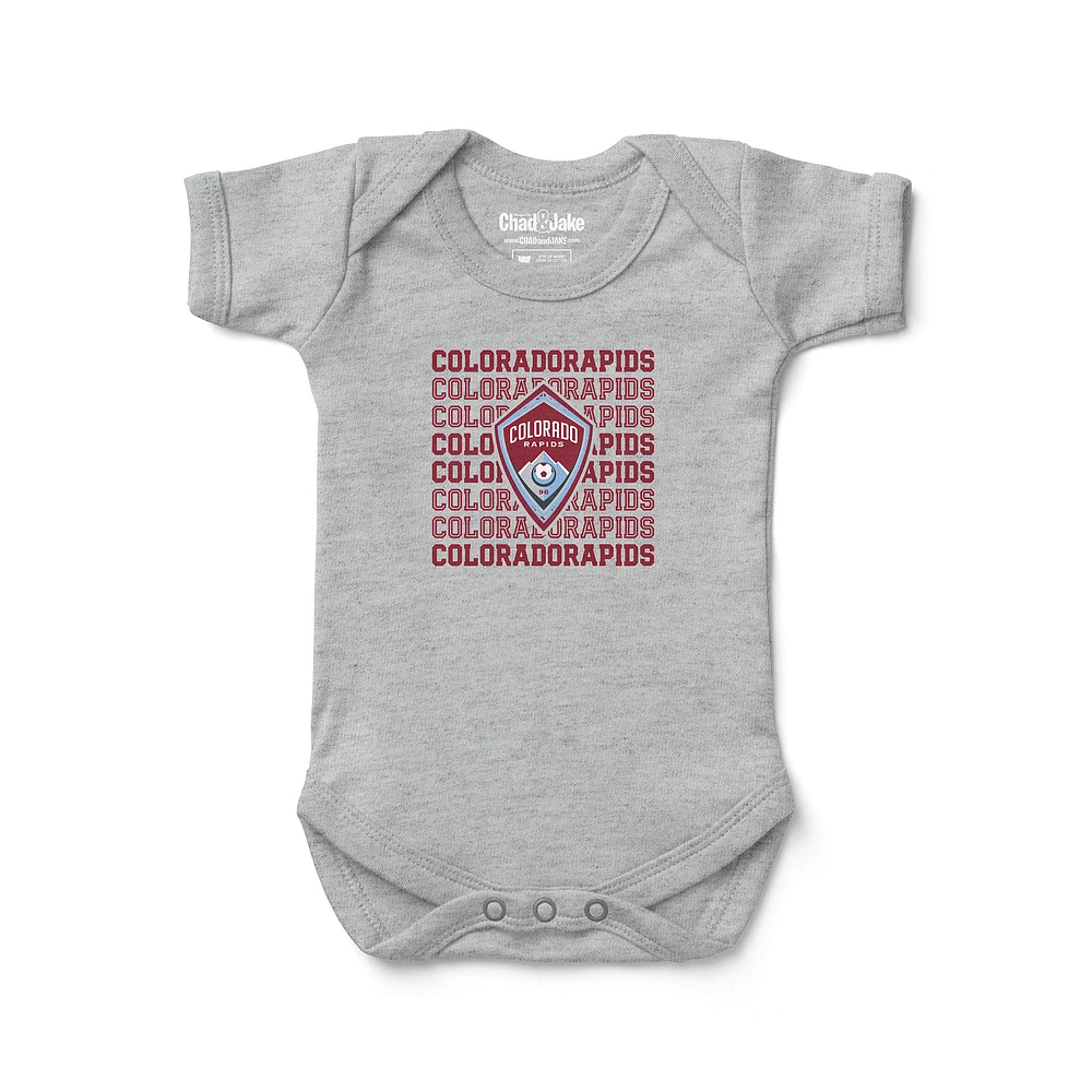 Newborn & Infant Chad Jake Heather Gray Colorado Rapids Retro Bodysuit