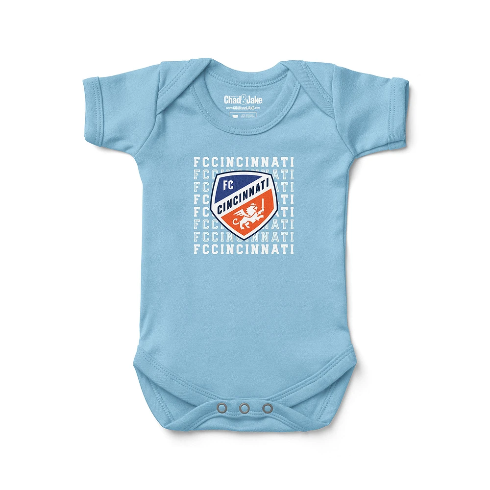 Newborn & Infant Chad Jake Light Blue FC Cincinnati Retro Bodysuit