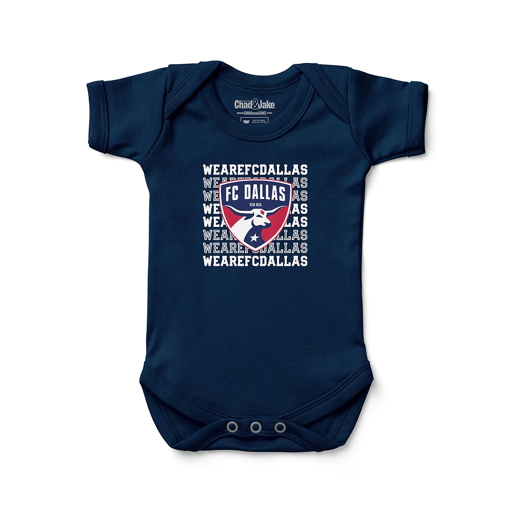 Newborn & Infant Chad Jake Navy FC Dallas Retro Bodysuit