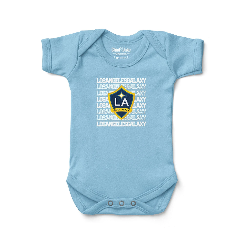Newborn & Infant Chad Jake Light Blue LA Galaxy Retro Bodysuit