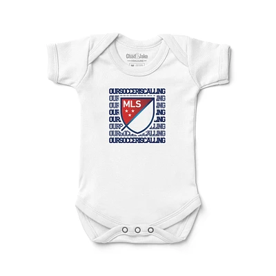 Newborn & Infant Chad Jake White MLS Retro Bodysuit
