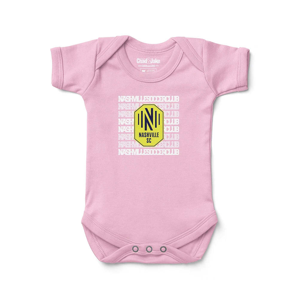 Newborn & Infant Chad Jake Pink Nashville SC Retro Bodysuit
