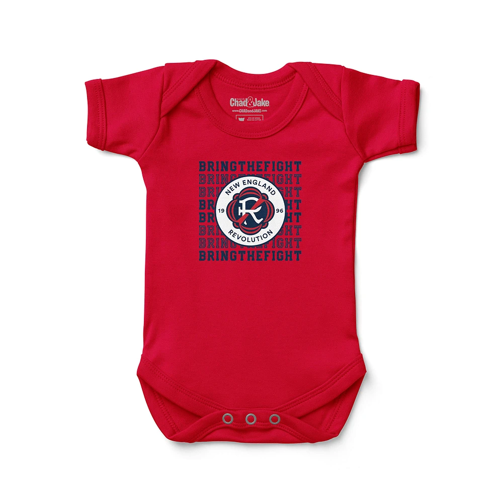 Newborn & Infant Chad Jake Red New England Revolution Retro Bodysuit