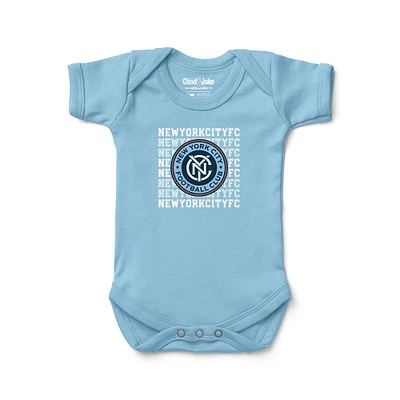 Newborn & Infant Chad Jake Sky Blue New York City FC Retro Bodysuit
