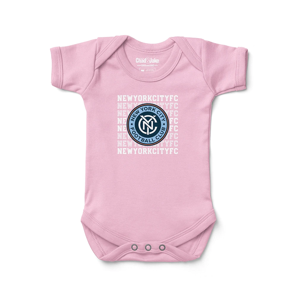 Newborn & Infant Chad Jake Pink New York City FC Retro Bodysuit