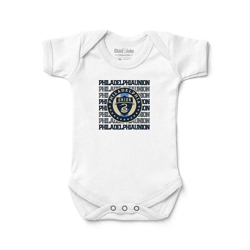 Newborn & Infant Chad Jake White Philadelphia Union Retro Bodysuit