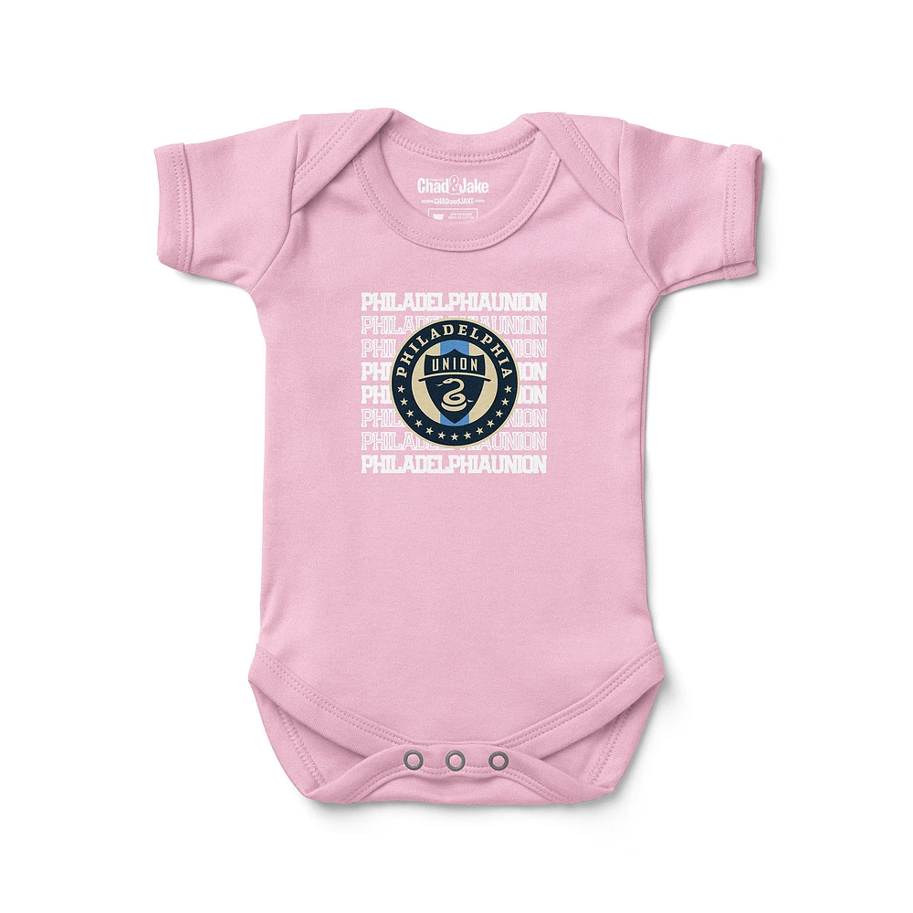Newborn & Infant Chad Jake Pink Philadelphia Union Retro Bodysuit